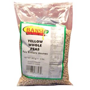 Bansi Yellow whole peas / Vatana 2 lb