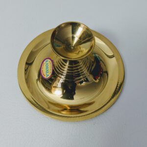 Brass Indian Camphor Lamp Stand