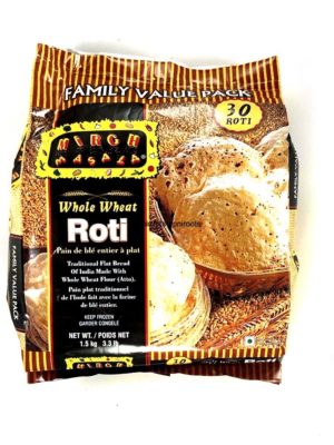 Whole Wheat Roti (30 Pcs) - Sarithra